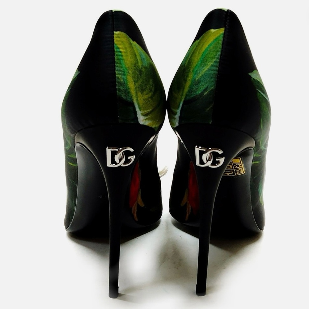 Dolce & Gabbana Green and Black Women's Heels